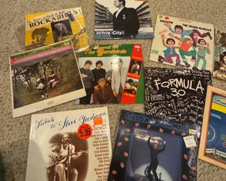 Lot of Vintage and Comedy Vinyl - George Carlin, Rockabilly, Rascals - In demand Legend of the Yardbirds

