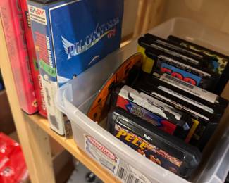 Retro Game Cartridge Lot, Sega Genesis and Nintendo 64 Titles, Including Lion King and Pilotwings 64