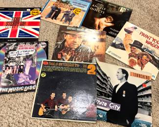 Vintage Media Collection – The Kingston Trio, Pete Townshend, Tom Petty, Classic Films & More – Vinyl, LaserDisc & VHS Lot
