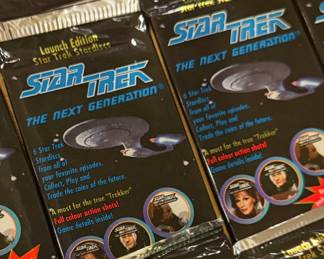 Star Trek Trading Cards, The Next Generation Sealed 90s Impel Packs