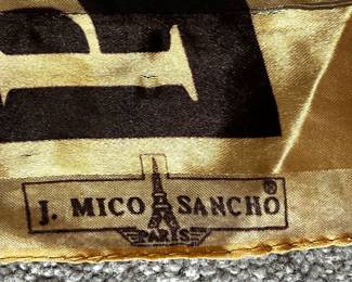 J. Mico Sancho silk scarf