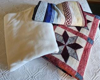Three Throw Blankets