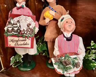 Byers' Choice carolers.