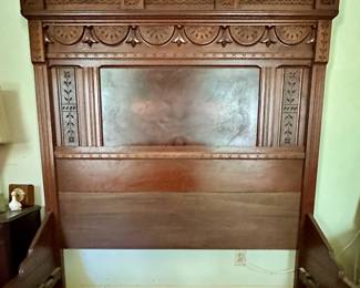 Eastlake bed, headboard.