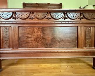 Eastlake bed, footboard.