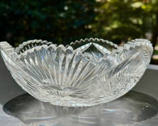 Wonderful cut glass bowl.
