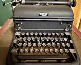 Vintage Royal manual typewriter.