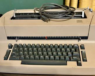 IBM Selectric II electric typewriter. Did not power up when we tried.