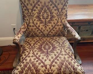 Queen Anne chair, used most of the time for decoration. In very good condition.