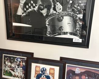 Rock and pop band memorabilia