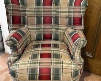 Plaid Armchair