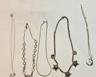 5 Sterling Necklaces https://www.auctionninja.com/stress-free-estate-services-llc/sales/details/collectors-cache-auction-coins-vintage-toys-jewelry-collectibles-ephemera-silver-and-more-no-reserves-shipping-available-or-alton-nh-pickup-36.html?an=pptvtd