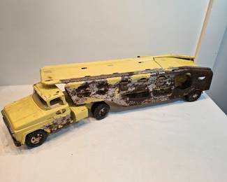Tonka Metal Toy Trucks Yellow Car Hauler  https://www.auctionninja.com/stress-free-estate-services-llc/sales/details/collectors-cache-auction-coins-vintage-toys-jewelry-collectibles-ephemera-silver-and-more-no-reserves-shipping-available-or-alton-nh-pickup-36.html?an=pptvtd