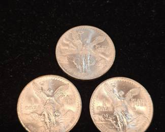 Three 1980s Mexican 1 Ounce Silver Coins https://www.auctionninja.com/stress-free-estate-services-llc/sales/details/collectors-cache-auction-coins-vintage-toys-jewelry-collectibles-ephemera-silver-and-more-no-reserves-shipping-available-or-alton-nh-pickup-36.html?an=pptvtd