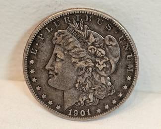 1901 O Morgan Silver Dollar https://www.auctionninja.com/stress-free-estate-services-llc/sales/details/collectors-cache-auction-coins-vintage-toys-jewelry-collectibles-ephemera-silver-and-more-no-reserves-shipping-available-or-alton-nh-pickup-36.html?an=pptvtd