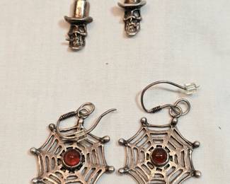 2 Pairs Sterling Halloween Earrings https://www.auctionninja.com/stress-free-estate-services-llc/sales/details/collectors-cache-auction-coins-vintage-toys-jewelry-collectibles-ephemera-silver-and-more-no-reserves-shipping-available-or-alton-nh-pickup-36.html?an=pptvtd
