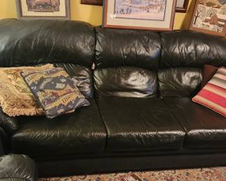 Leather couch