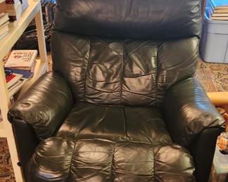 Leather recliner