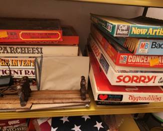 Vintage games and puzzles