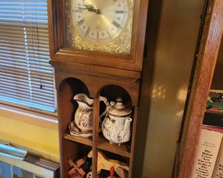 Clock/bookcase