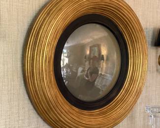Rose Tarlow round gilt mirror