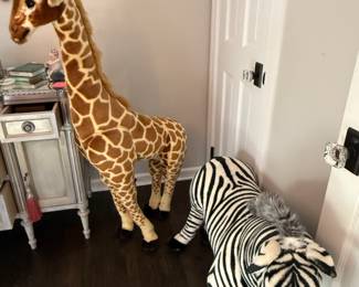 Melissa & Doug large giraffe & zebra