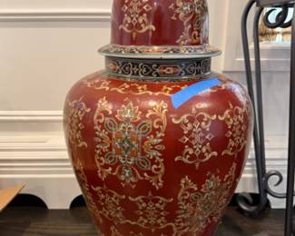 Pair large ginger jars