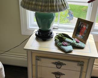 John Widdecomb Twin beds, night stand & armoire