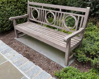 Restoration Hardware "Leagrave" pair of benches