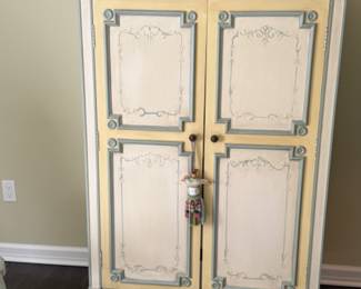 John Widdecomb Twin beds, night stand & armoire
