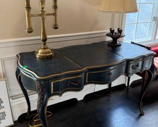 Paint decorated Drexel desk