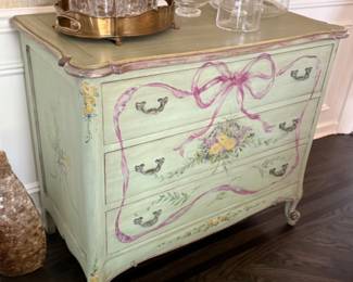 Devon Shoppe, NYC paint decorated chest