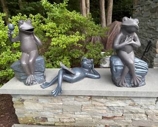 Frontgate garden frogs