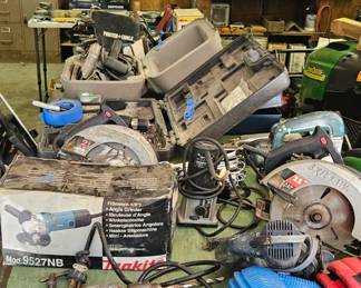 Lots of power tools