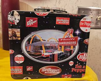 Dr, Pepper lunch box