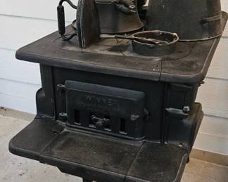 Antique Cast Iron wood cook stove