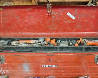 Tool box with tools