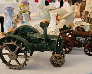 Cast Iron Toy tractors