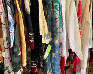 Women's, vintage scarves, silk scarves