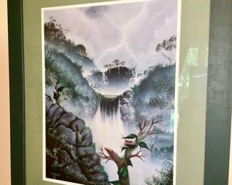 Art, limited edition, signed by author, numbered 