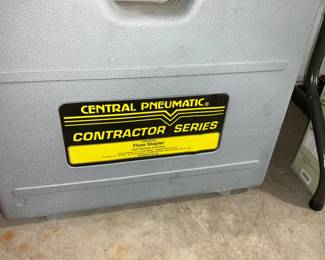  Central Pnuematic Contractor series floor stapler