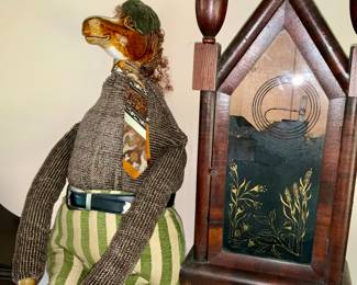 Clock for decor only