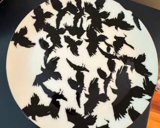 Crate & barrel plate set 