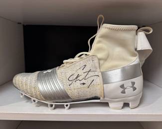 Cam newton Autographed / Signed cleat 