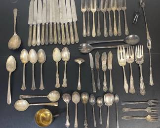 Vintage Silver Plate Flatware Collection
