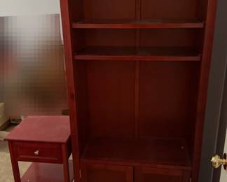 Wood Cabinet And Table