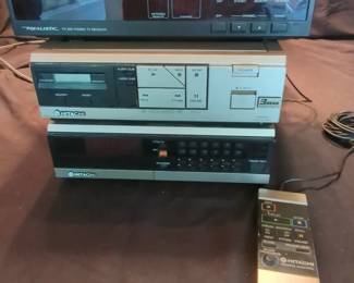 VHS Tape Deck Recorder And Stereo TV Reciever