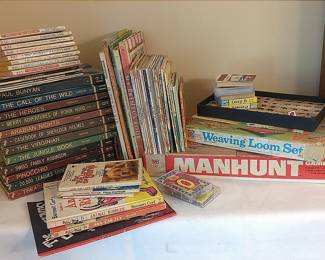 Vintage Childrens Books And Games
