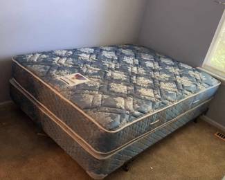 Sealy Posturpedic Full Size Matress, Box Spring, Frame