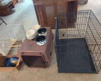Pet Crates And Bird Cage